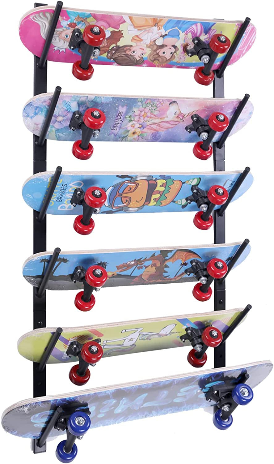 Skateboard Wall Mount Skate Board Wall Display Hanger Rack Snowboard Wall Mou...