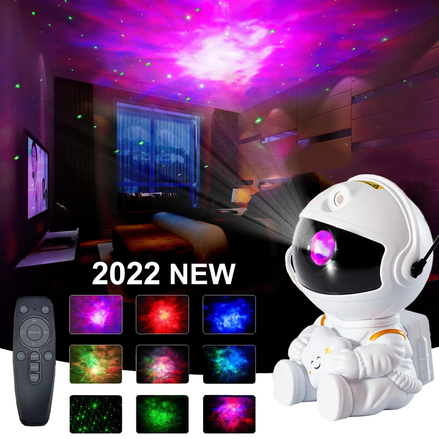 Astronaut Star Projector Starry Sky Projector Galaxy Lamp Night Light