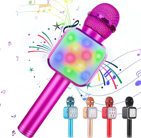 Wireless Bluetooth Karaoke Microphone for Kids