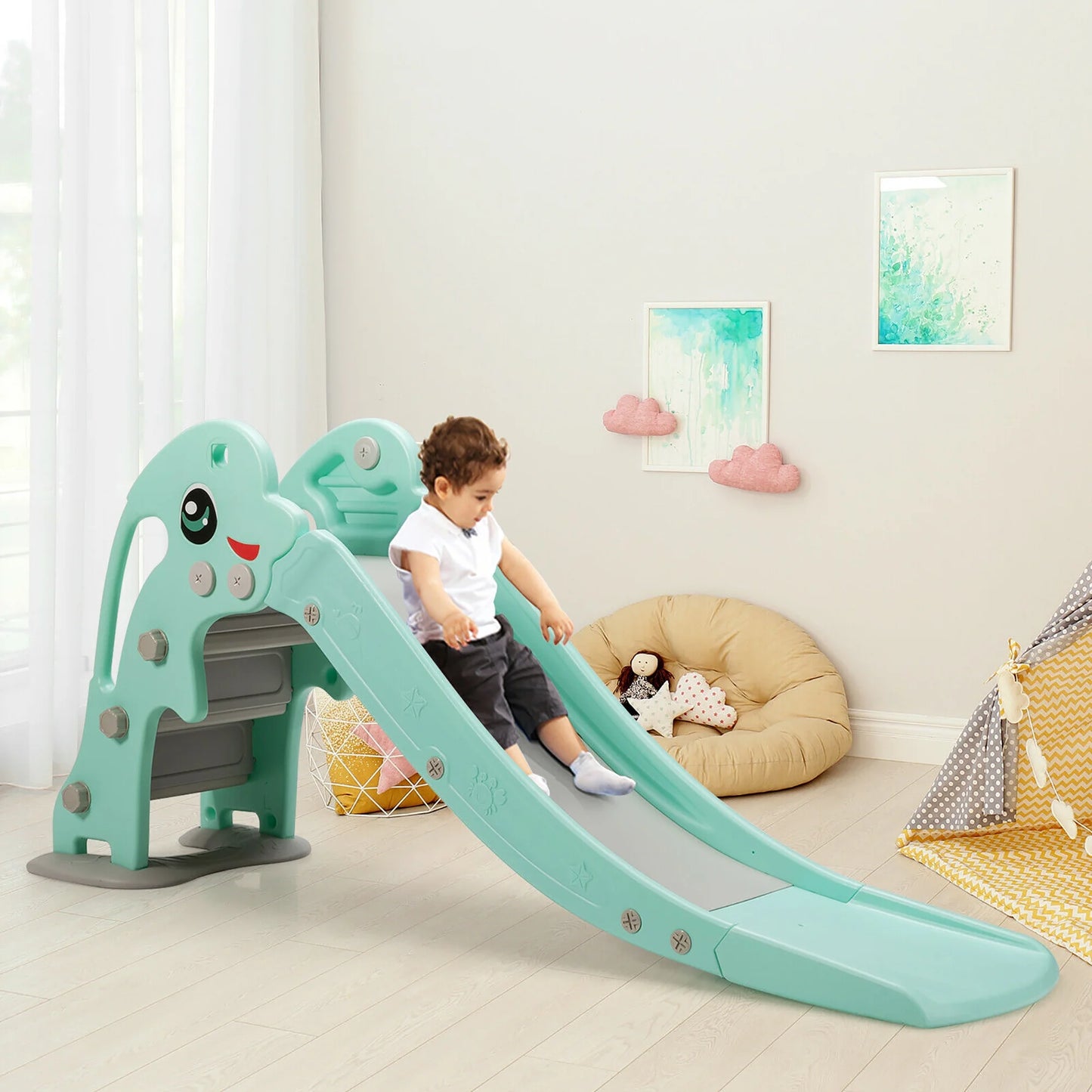 3-In-1 Kids Climber Slide