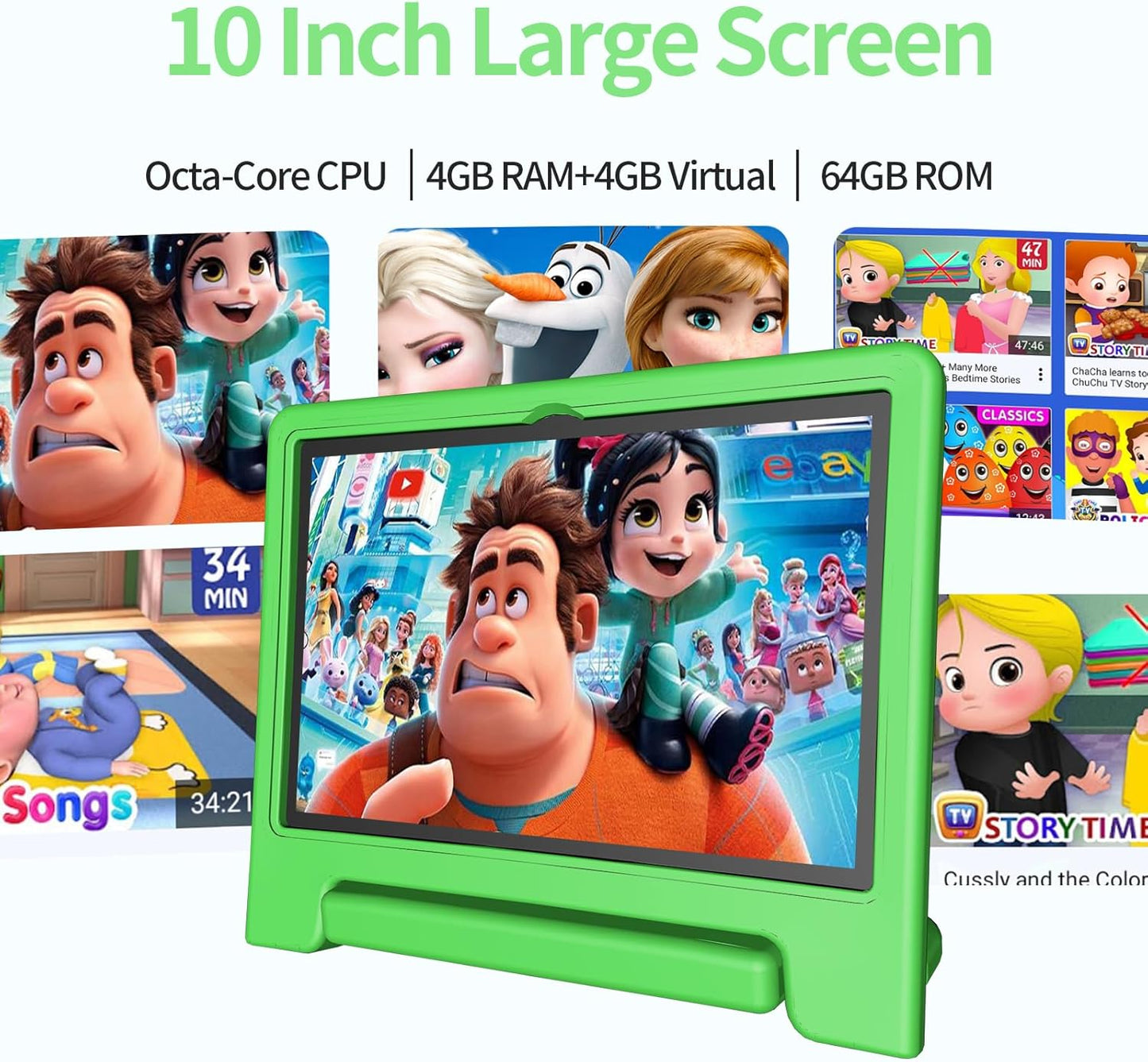 10 Inch Kids Tablet Android 14