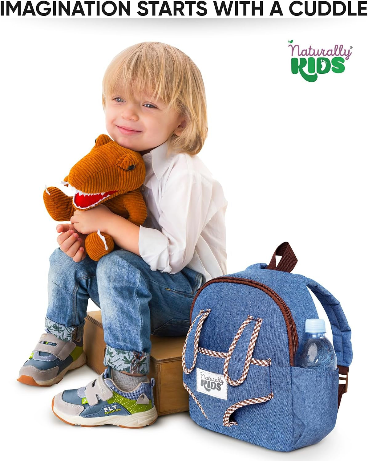 Dinosaur Backpack for Kids 3-5